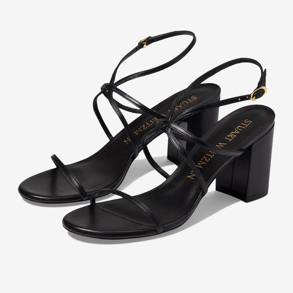 Stuart Weitzman Barelythere 75 Block Sandals